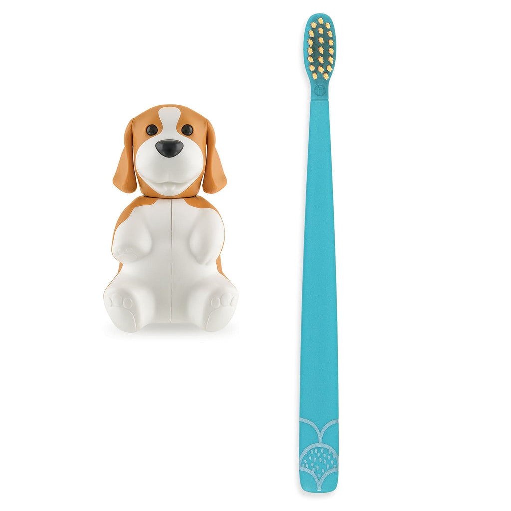 Flipper Bathroom accessories Toothbrush Cover & Toothbrush Flp Fun Animal Combo Pack / Beagle