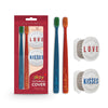 Flipper Bathroom accessories Toothbrush Cover & Toothbrush Flp Play Ilove 2in1 Combo Pack / Testimony