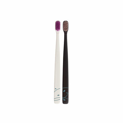 Flipper Bathroom accessories Toothbrush Flp Twigo Adults / Charcoal Brown & Pepper White
