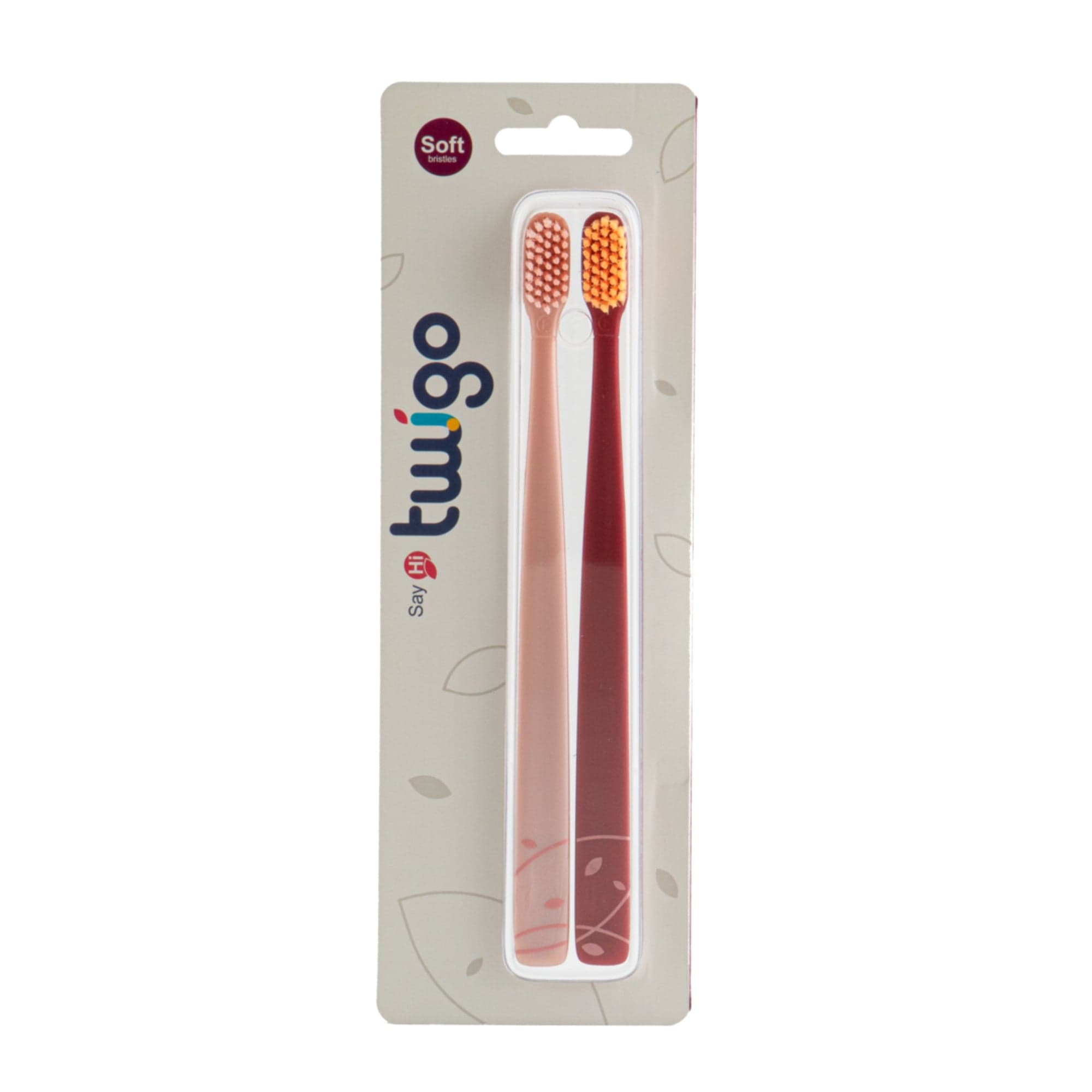 Flipper Bathroom accessories Toothbrush Flp Twigo Adults / Rose Gold & Garnet Red