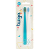 Flipper Bathroom accessories Toothbrush Flp Twigo Kids / Blue & White - 2pcs