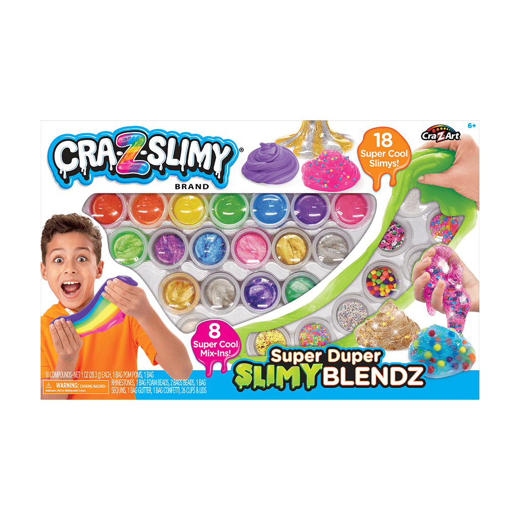 flitit Cra-Z-Slimy Super Duper Slimy Blendz Slime Collection