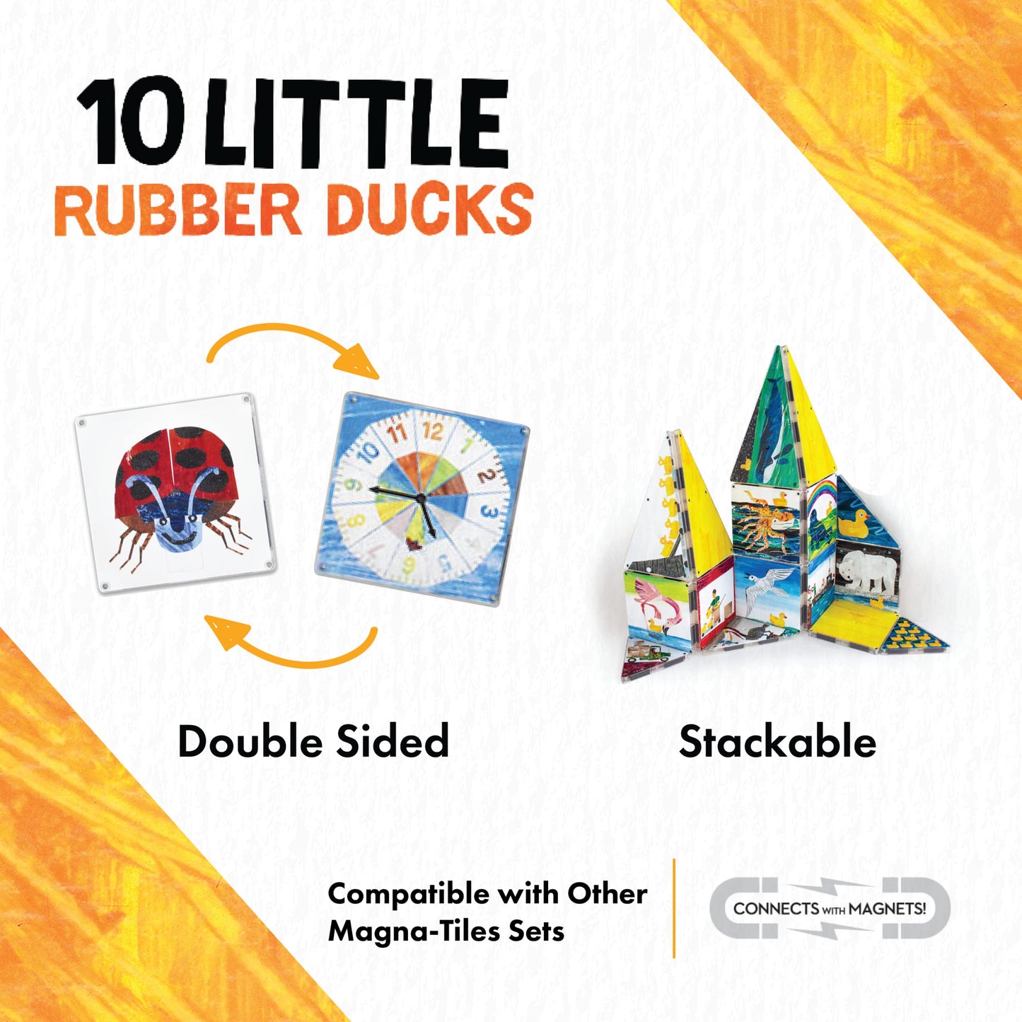 flitit Toys 10 Little Rubber Ducks
