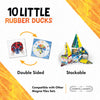flitit Toys 10 Little Rubber Ducks