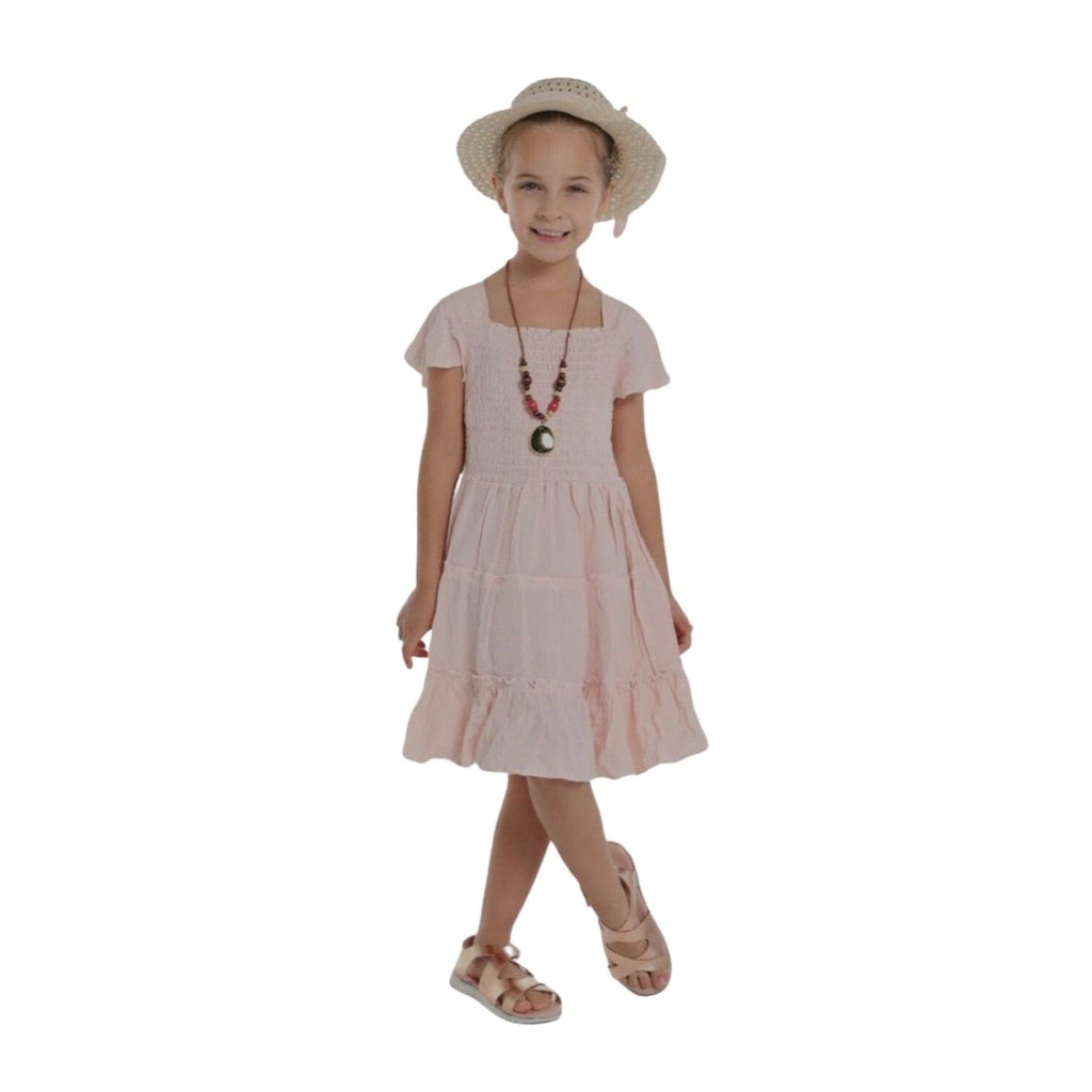 Forever Cute Babies Forever Cute Dress with Necklace 2-3yrs - Rose