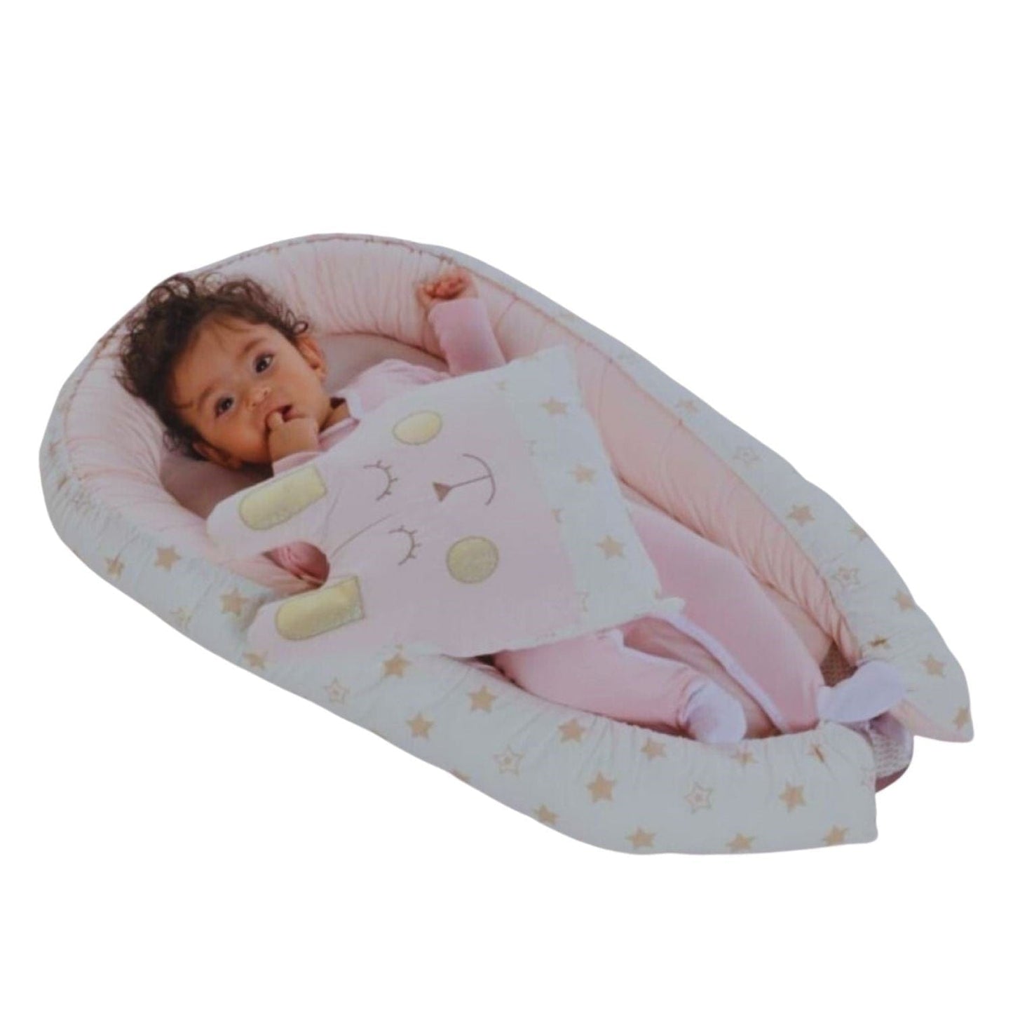 Forever Cute Babies Forever Cute Newborn Bed with Pillow - Pink