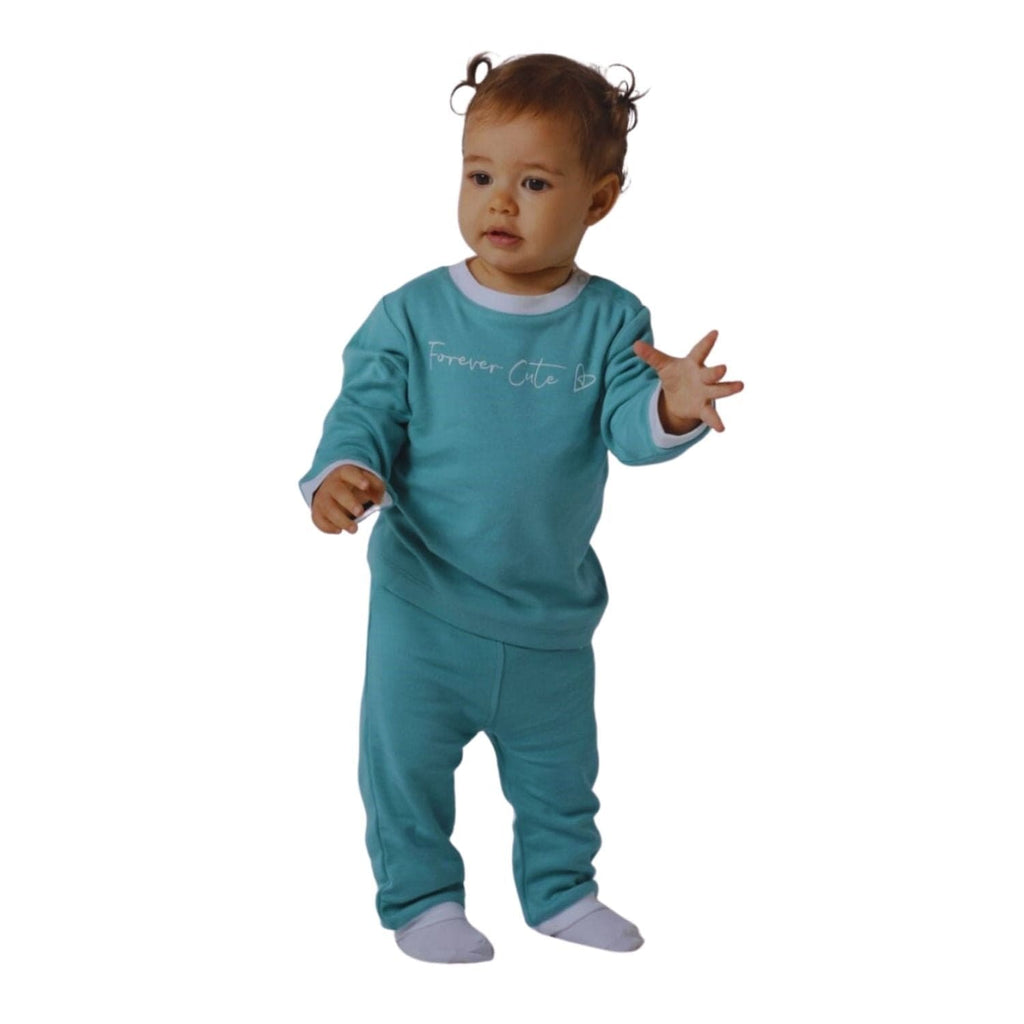 Forever Cute Babies Forever Cute Pyjama Set 3-6m - Mint