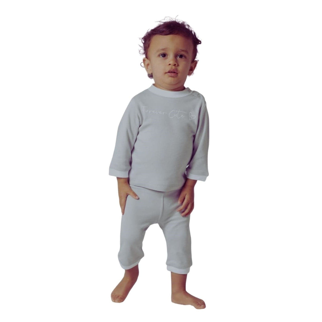 Forever Cute Babies Forever Cute Pyjama Top 0-3m - Grey