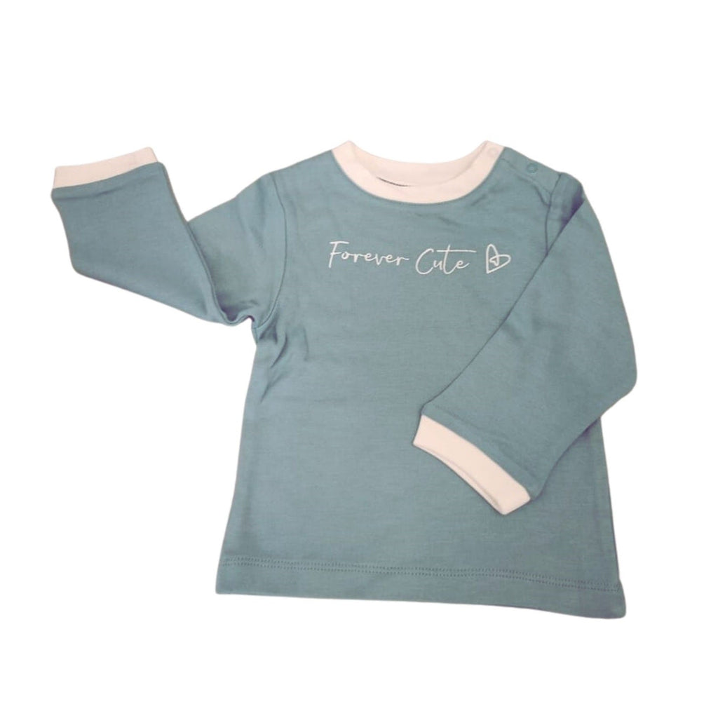 Forever Cute Babies Forever Cute Pyjama Top 0-3m - Mint