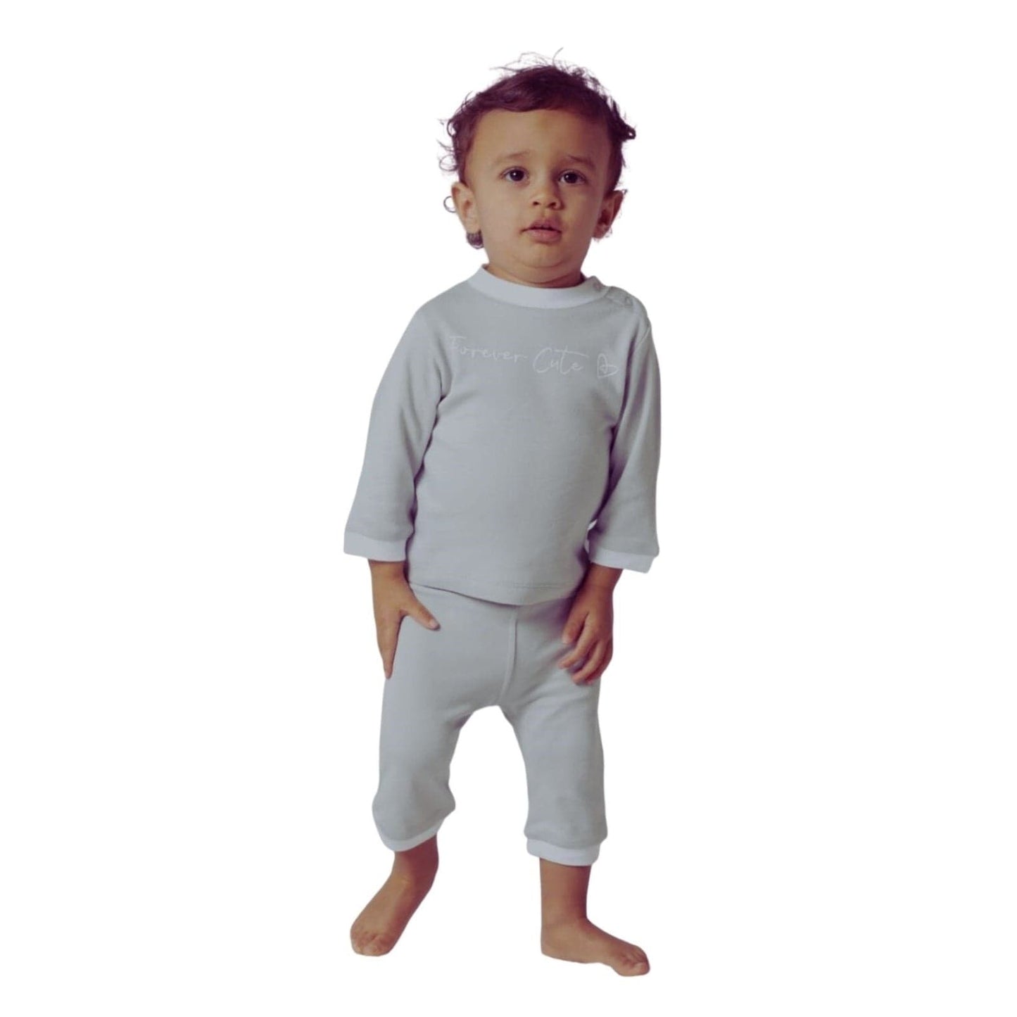 Forever Cute Babies Forever Cute Pyjama Top 12-18m - Grey