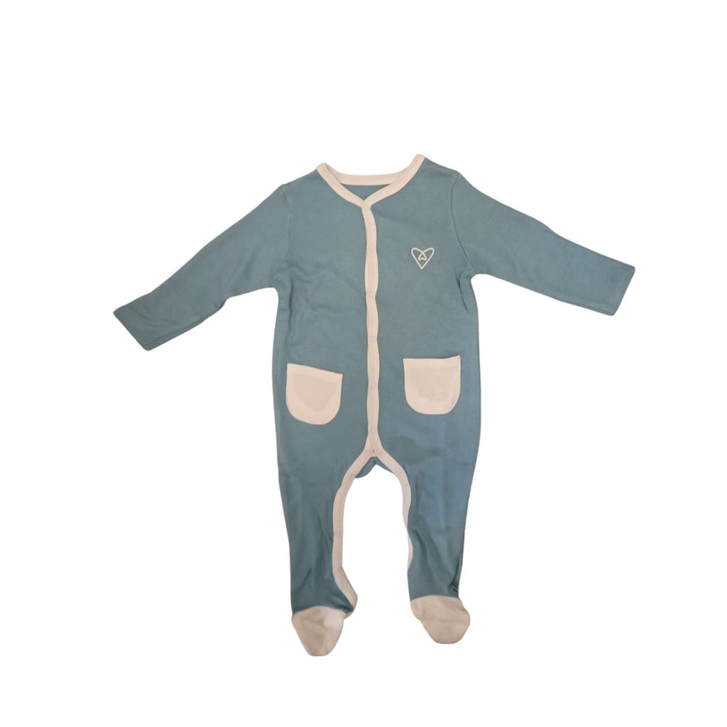 Forever Cute Babies Forever Cute Sleeping Suit 0-3m - Mint