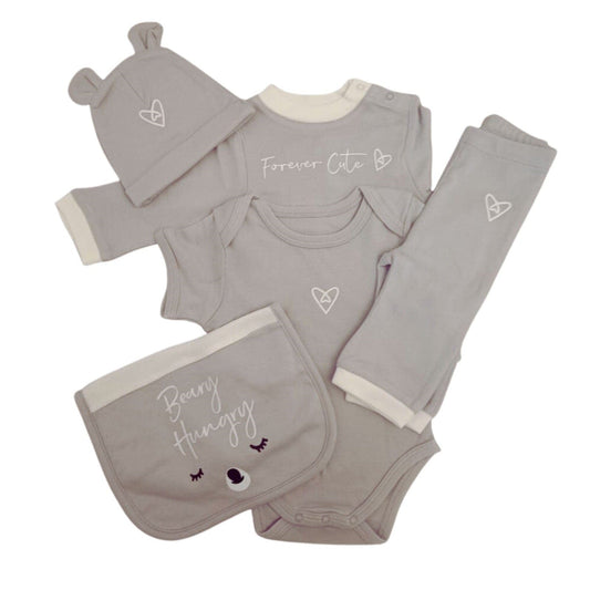 Forever Cute Babies Forever Cute Value Set 3-6m - Grey