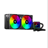 GamerTek Aqua Frost 240MM AIO Liquid Cooler - Black