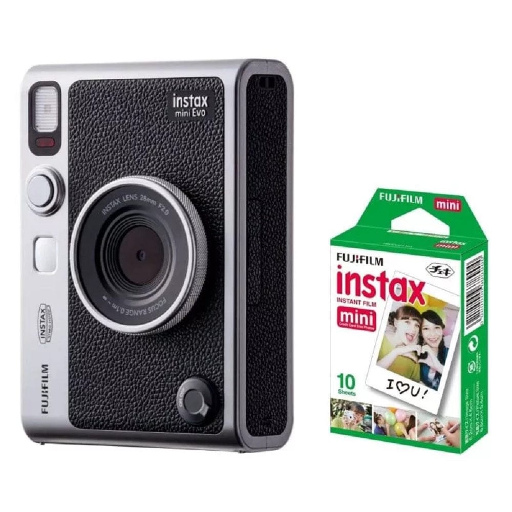 FujiFilm Electronics Fujifilm Instax Mini Evo Camera With 10 sheets Film Pack