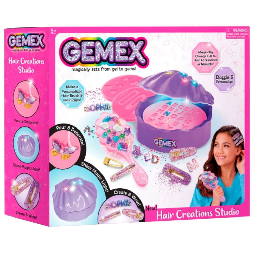 GEMEX Playset Gemex Brush And Barrette Set