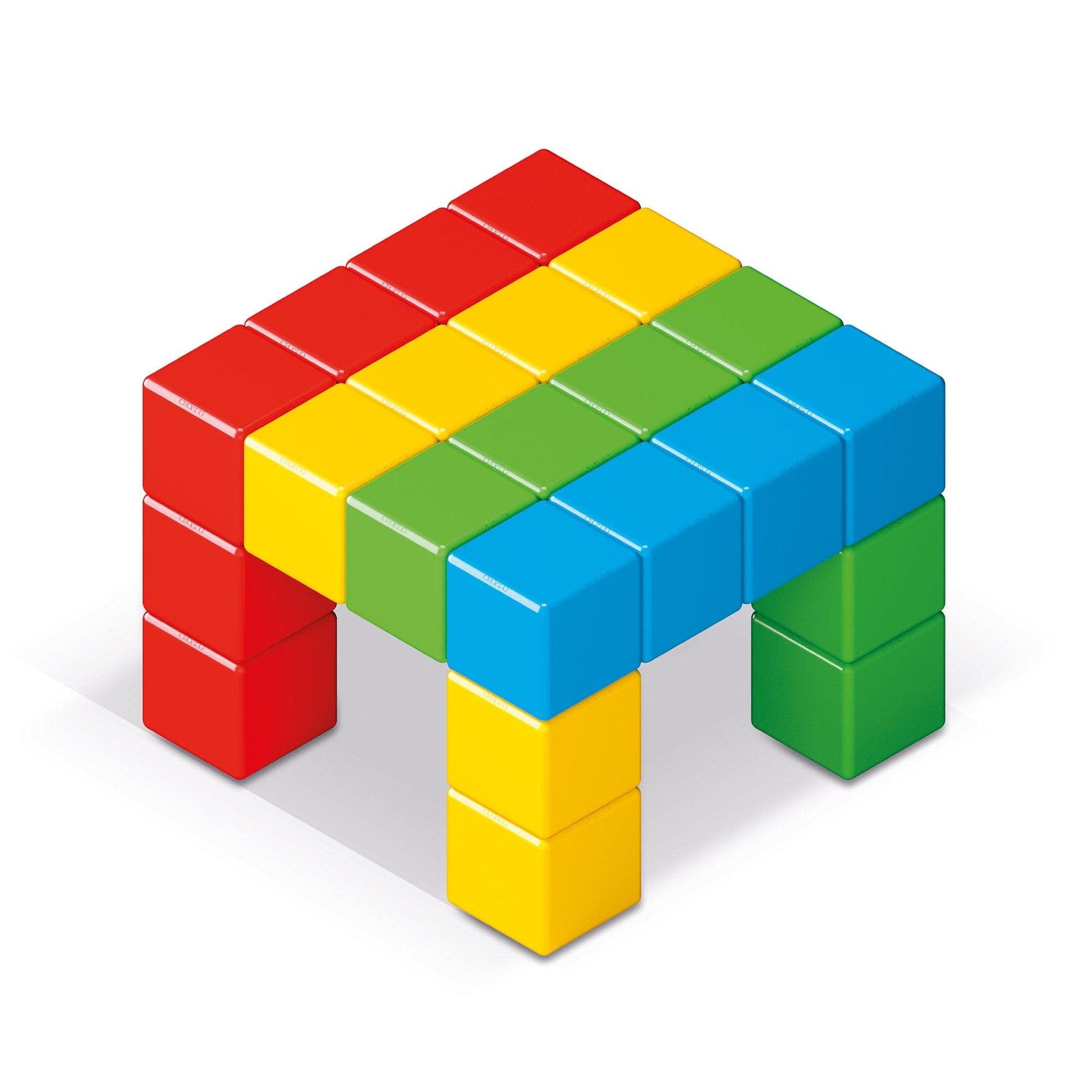 Geomag Toys Geomag Magicube Full Color Recycled Crystal 24 pcs