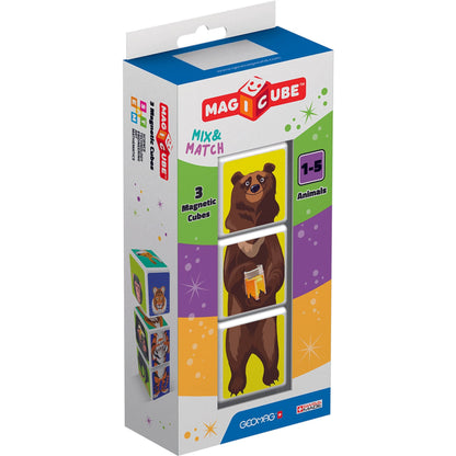 Geomag Toys Geomag Magicube Mix & Match Animals 3 pcs