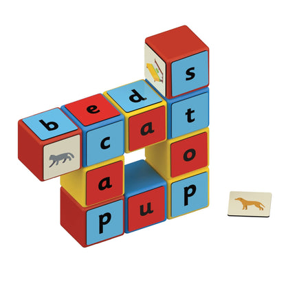 Geomag Toys Geomag Magicube Word Building Recycled Clips 55 pcs