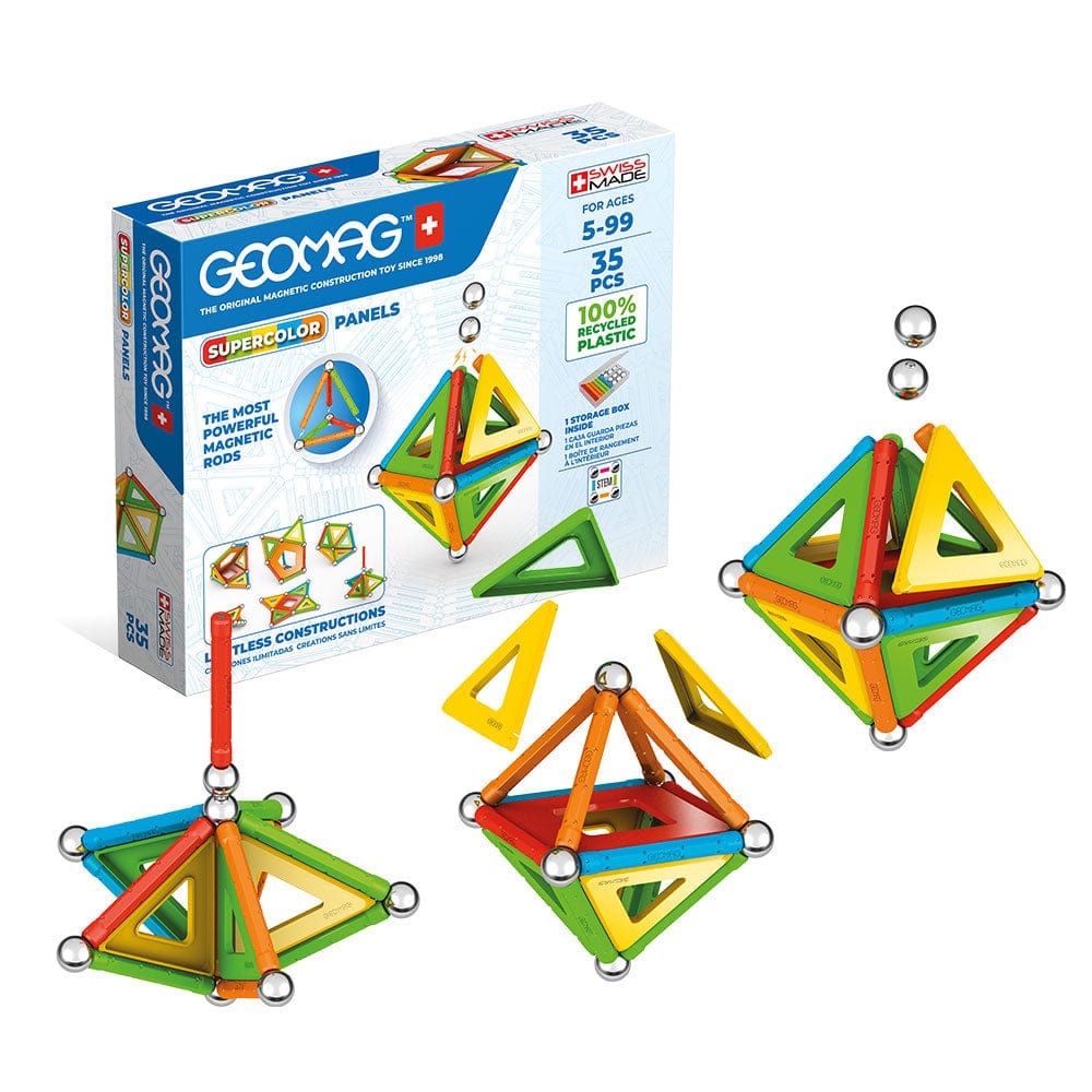 Geomag Toys "Geomag Supercolor Panels Recycled  52 pcs"