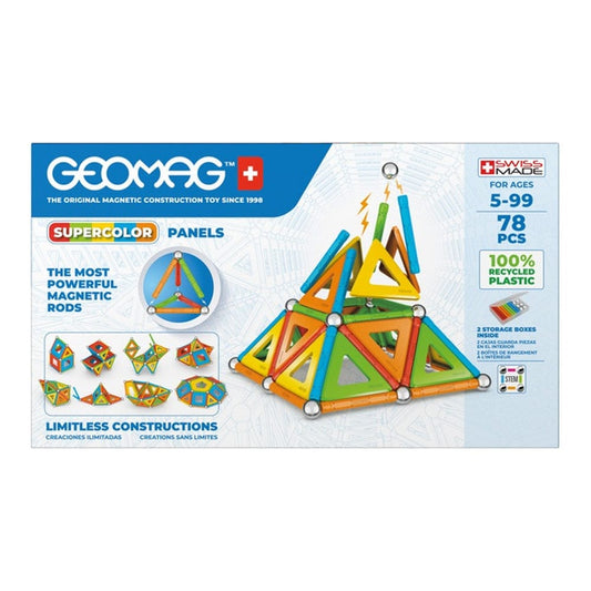 Geomag Toys Geomag Supercolor Panels Recycled  78 pcs