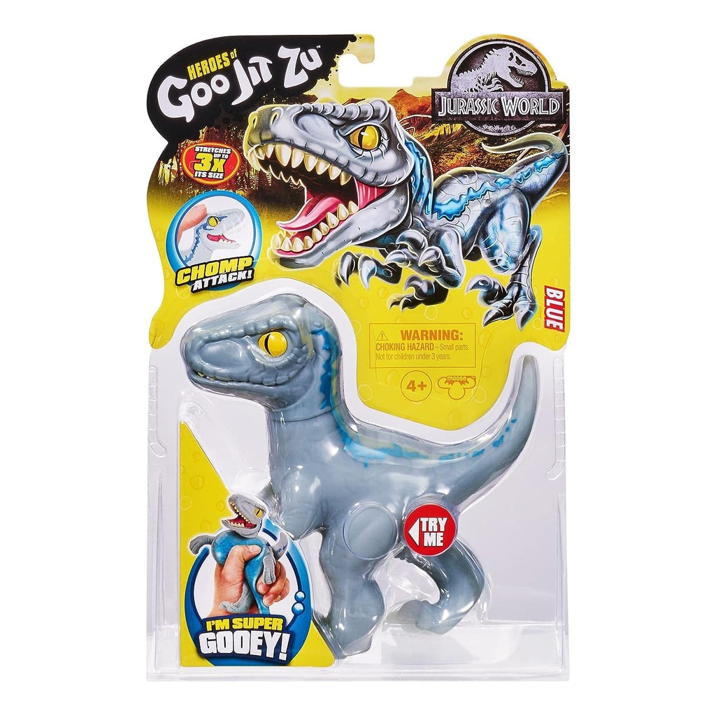 Goo Jit Zu Toys Heroes of Goo Jit Zu Jurassic World Blue Velociraptor Hero Pack