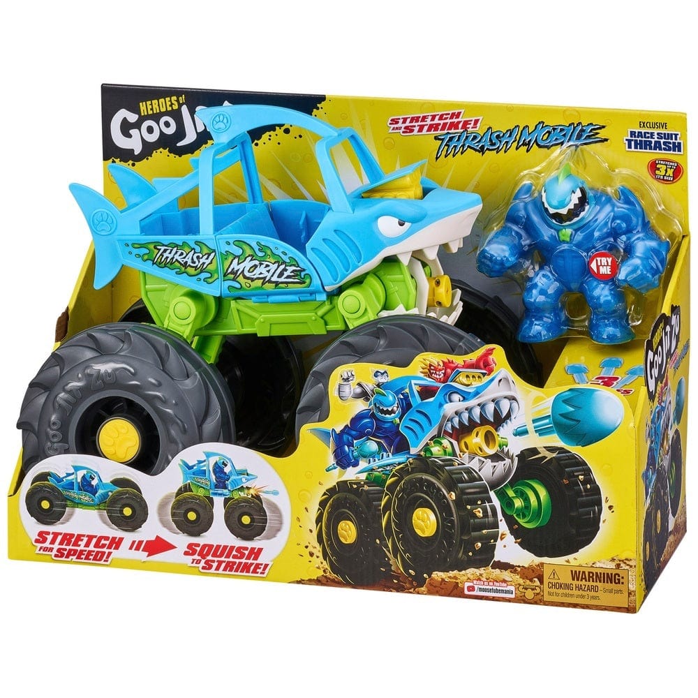 Goo Jit Zu Toys Heroes Of Goo Jit Zu S7 Goo Shifters Stretch & Squish Vehicle Pack