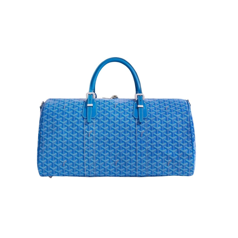 Goyard Boston 50 bag "Sky Blue" With Strap