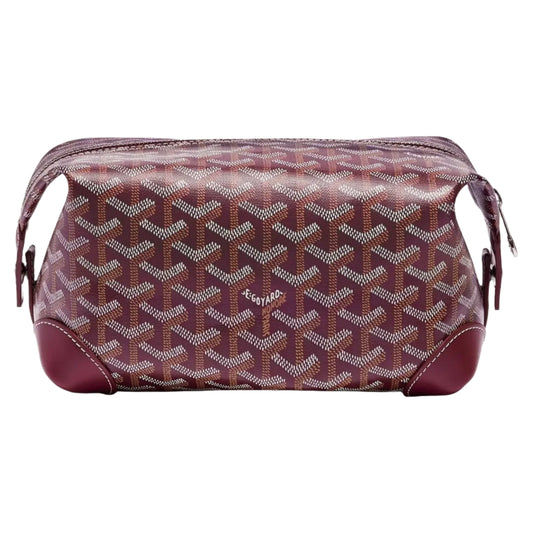 Goyard Bowling 25 Toiletry Bag - Burgundy