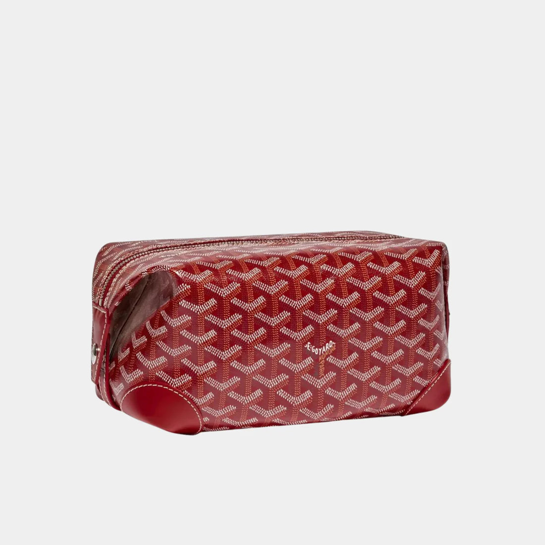Goyard Bowling 25 Toiletry Bag "Red"