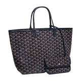 Goyard Saint Louis Tote PM Bag "Navy Blue"