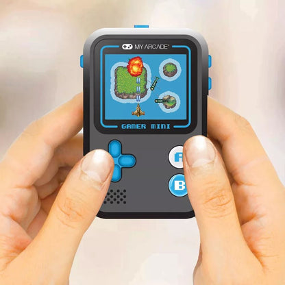 My Arcade Gamer Mini Classic Handheld Gaming System Black/Blue