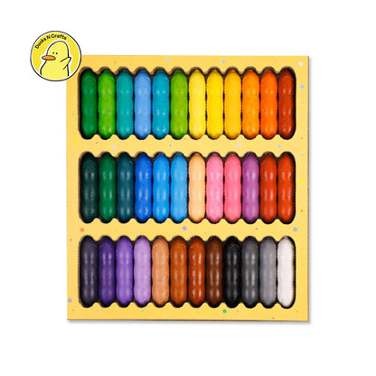 Haku Yoka Happy Pea Pod Crayons - 36 Pastel Colours
