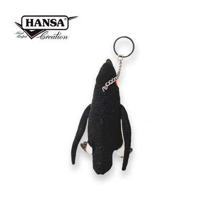 Hansa 6624 - Emperor Penguin Keychain, 14cm tall