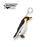 Hansa 6624 - Emperor Penguin Keychain, 14cm tall