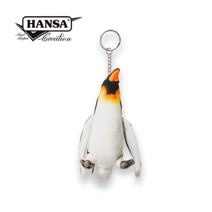 Hansa 6624 - Emperor Penguin Keychain, 14cm tall
