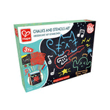 Hape Art & Craft Kits Chalks and Stencils Art