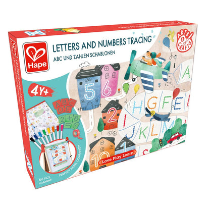 Hape Art & Craft Kits Letters and Numbers Tracing
