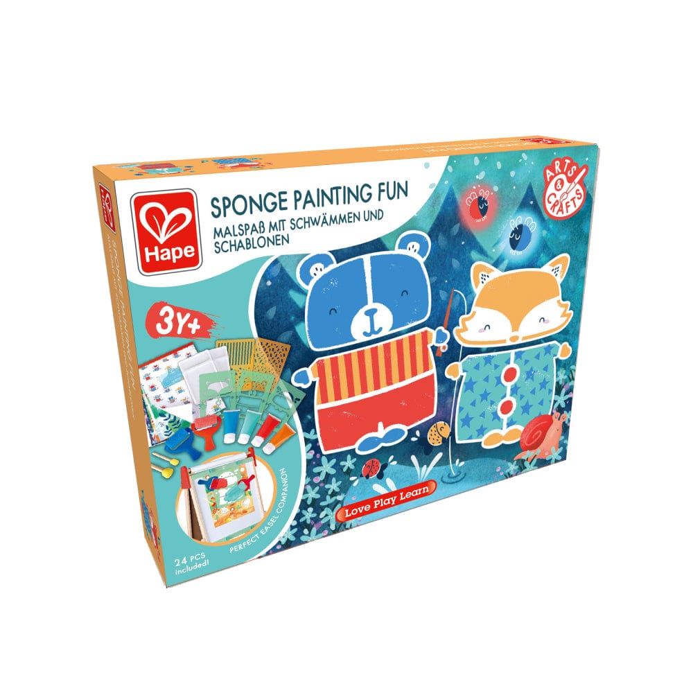 Hape Art & Craft Kits Sponge Painting Fun