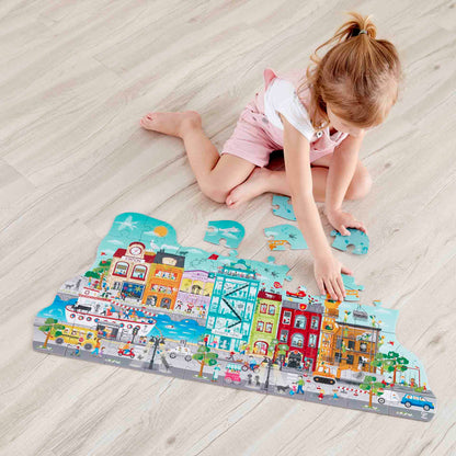 Hape Toys Animated City Puzzle