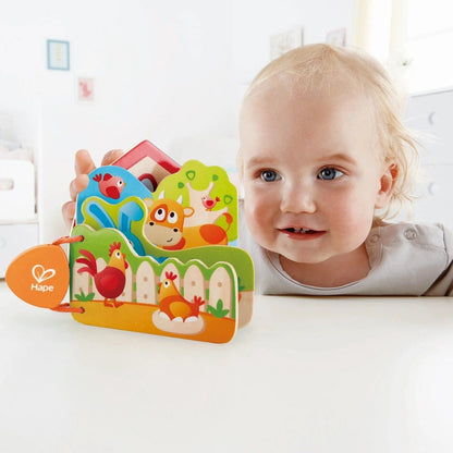 Hape Toys Baby's Farm Animal Book