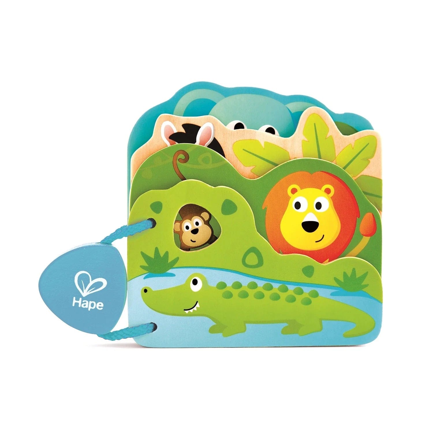 Hape Toys Baby's Wild Animal Book