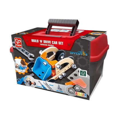 Hape Toys Build 'n' Drive Car Set