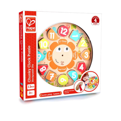 Hape Toys Chunky Clock Puzzle