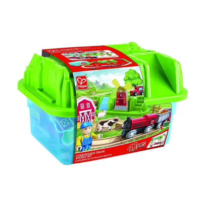 Hape Toys Countryside Train Bucket Set