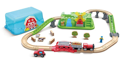 Hape Toys Countryside Train Bucket Set