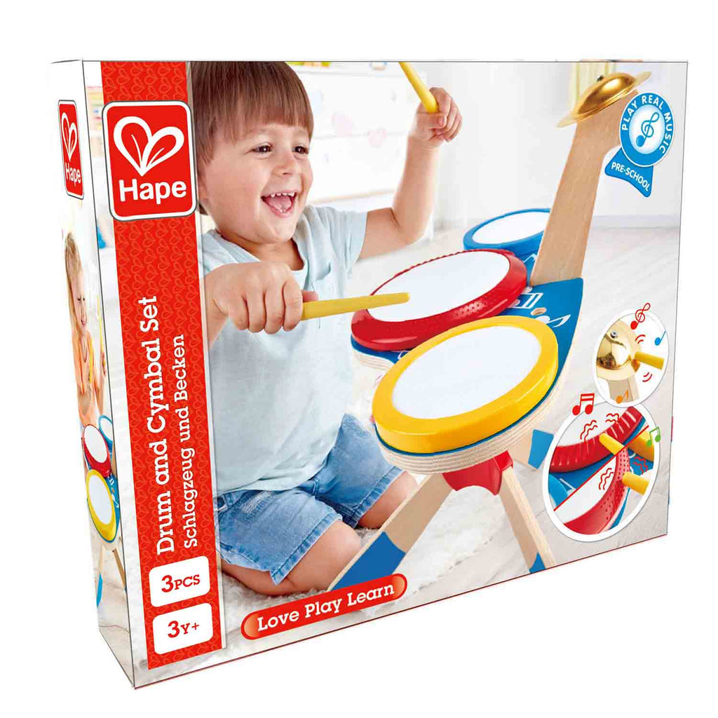 Hape Toys Drum and Cymbal Set