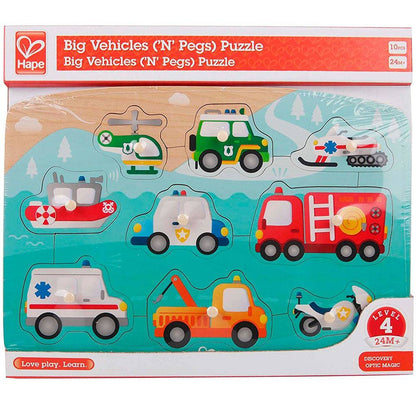 Hape Toys Emergency Peg Puzzle