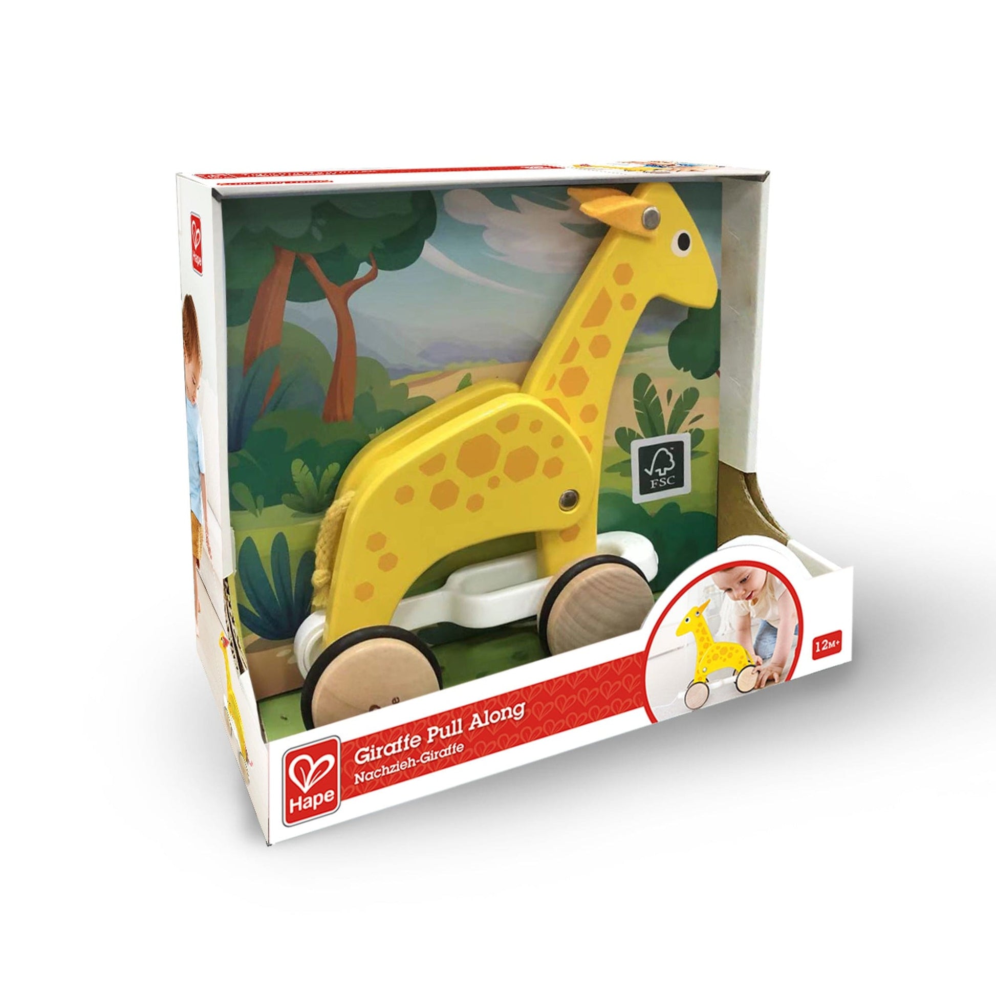 Hape Toys Giraffe Pull Along