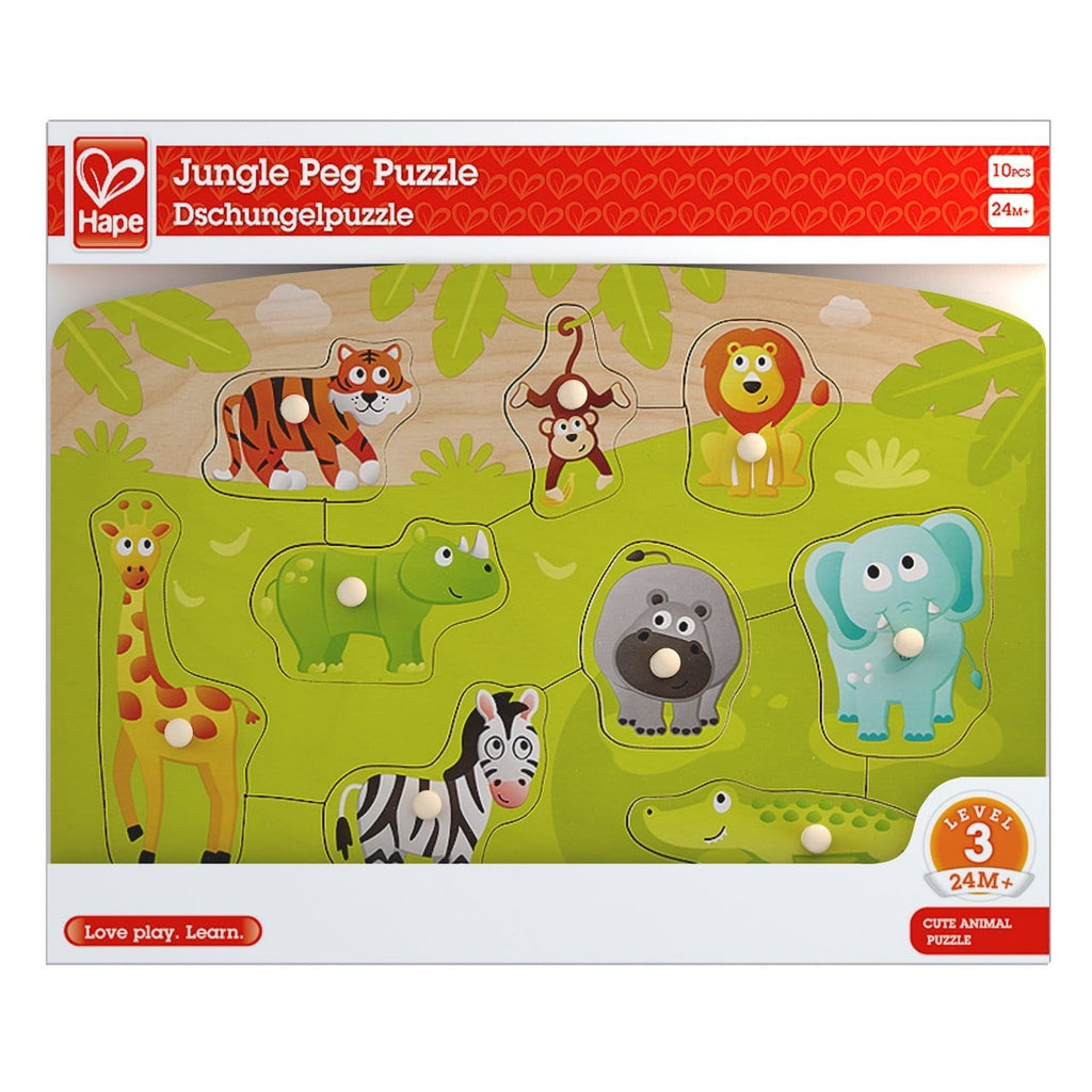 Hape Toys Jungle Peg Puzzle
