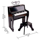 Hape Toys Learn with Lights Piano / Black